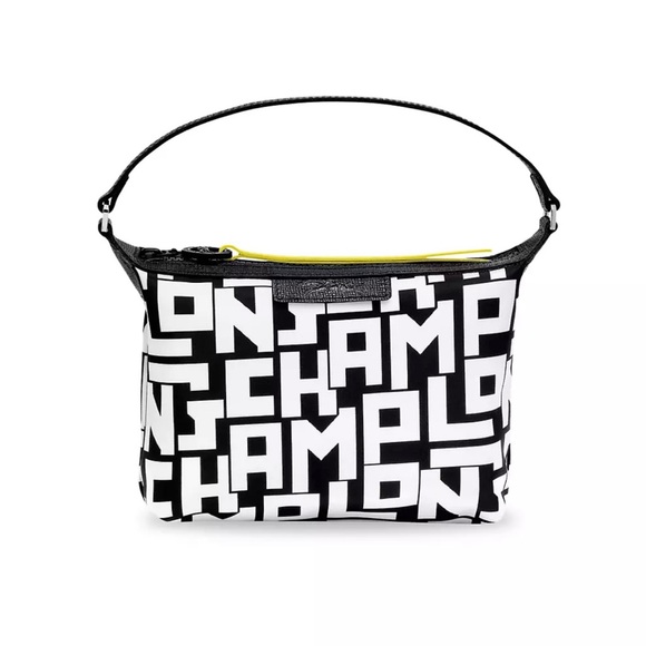 Limited Edition Longchamp Le Pliage Block Logo Print bag - Picture 5 of 6